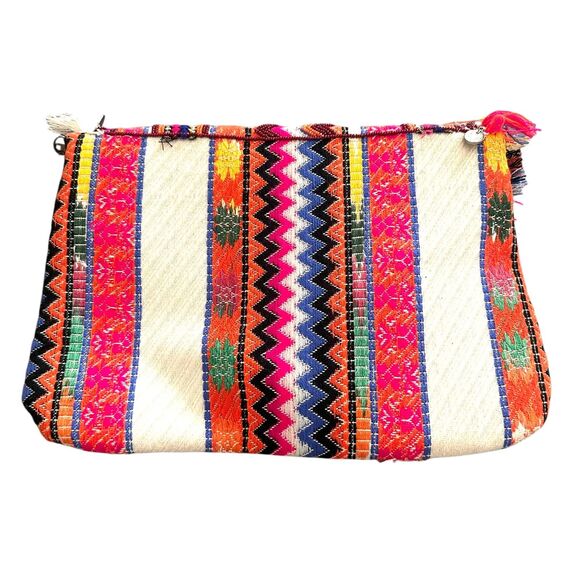 STEVE MADDEN Boho Beaded Crossbody Envelope Clutch NWT - Picture 3 of 4